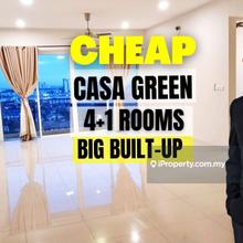 C H E A P Casa Green Cheras partly furnished well kept condition 