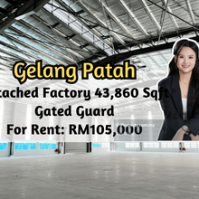 Gelang Patah Detached Factory, 43,860sqft, Gated Guarded