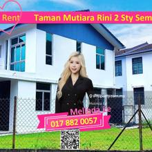 Skudai Taman Mutiara Rini Partly Furnished 2 Storey Medium Cost Semi-D