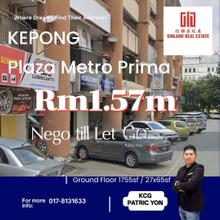 Kepong Plaza Metro Prima Ground Floor Shop For Sale