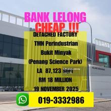 Bank Lelong Factory Perindustrian Bukit Minyak Penang Science Park