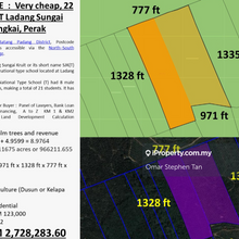 Residential Zoned Oil Palm Land - Sungkai Batang Padang Perak 