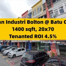 Ground Floor Shop, 20x70, Roi 4.5%, Bolton Batu Caves