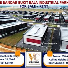 Brand New Detached Factory in Bukit Raja Industrial Park