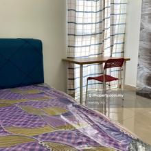 Pacific place balcony single room fully furnished lrt station 
