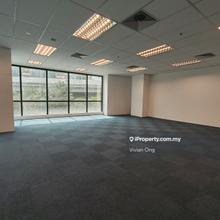 Partly Furnished office for rent, Low Floor, Union Tower, Taman Desa