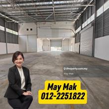 Factory Warehouse Krubong Good Condition with Empty Land Melaka Rent