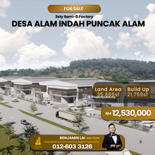 Desa Alam Indah, Puncak Alam 2sty Semi-D Factory for Sale