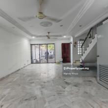 Taman melati 2 storey,setapak/freehold kitchen extended,walkable LRT