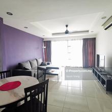 Saujana Specialist - high floor, well maintain semi furnished.