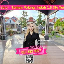 Ulu Tiram Taman Pelangi Indah Nice 1.5 Storey Terrace Endlot 4bed
