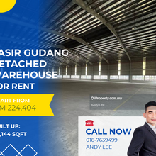 Pasir Gudang Detached Warehouse for Rent