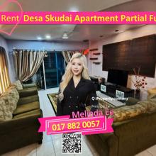Skudai Desa Skudai Apartment Partially Furnished 3bed Nice Design