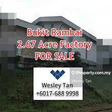Bukit Rambai Factory Warehouse For Sale 2.67 Acres