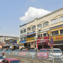 Shop located in a busy area