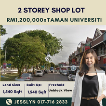 Taman Universiti, 2 Storey Shop Lot For Sale