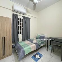 Pelangi Damansara Block H Female Small Aircon Room Move in Condition