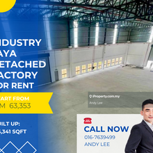 Taman Industri Jaya Skudai Detached Factory for Rent