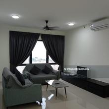 Fully Furnished 2 Parking 3 Rooms Apple Residence Melaka Town for Rent