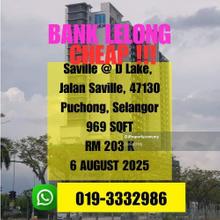 Bank Lelong Saville @ D'Lake Sepang, Puchong Selangor