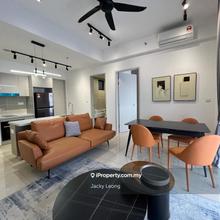 Nicely design and decorated new unit. Unblock view. High floor. 