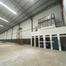Brand New Warehouse 2 storey office Teluk Panglima Garang Selangor