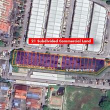 21 Subdivided Commercial Land - High population density area