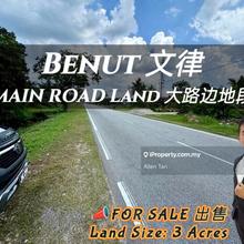 Pontian Benut Main Road Land For Sale 