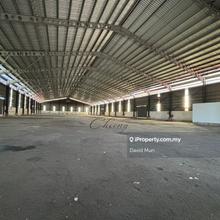 Limited warehouse at telok gong viewing anytime heavy industry