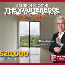 Bare New Seaview Apartment @ Wateredge Senibong Cove For Sale