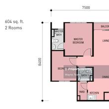 Complete new unit 2r2b with 2 parking for sale, 2 units available