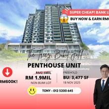 Earn Rm600k! Bank Lelong Penthouse Unit @ The Treez Bukit Jalil KL