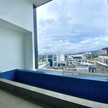 Rare Duplex Penthouse with 30 Foot Long Pool and Double Volume Terrace
