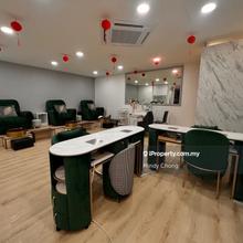 Good location, rent and business for sale too