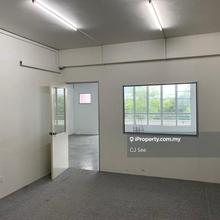 Ample parking space, convenient location