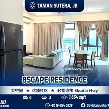 8scape Residence 4 Bedrooms 3 Bathrooms High Floor
