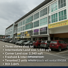 2 units sell together , 1 corner unit and intermediate unit 