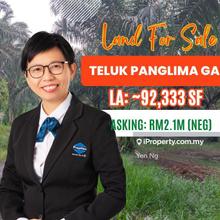 Prime Agricultural Land for Sale @ Sijangkang, Teluk Panglima Garang