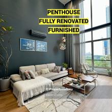 Penthouse, nw, modern id design, furnished, move in condition