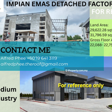 Skudai, Medium Industry Factory, Impian Emas, For Rent