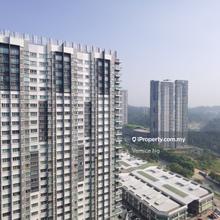 Partially furnished high floor unit