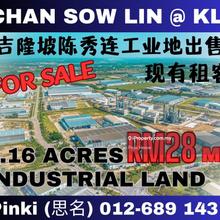 Chan Sow Lin,KL @ Industrial Land for Sale