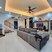 Full Furnish Extend Facing Parking Never Flood! Bandar Puteri 2 Storey