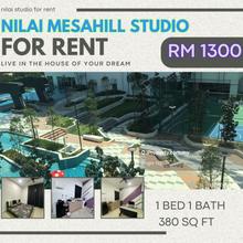 Mesahill premium studio for rent nilai fully furnished