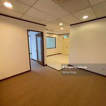 Freehold 1195sf office Renovated walk to KLCC Pavilion