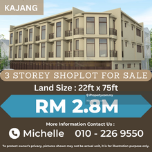 Kajang 3 Storey Shoplot For Sale