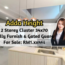 Adda Height, 2 Storey Cluster 34x70, Fully Furnished, Gated Guarded