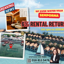 Wyndham Semporna Resort- Overwater Villa