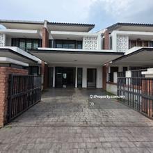 Brand new house with kitchen cabinet