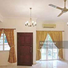 24 hours gated guarded 2 storey terrace partly funished house for rent